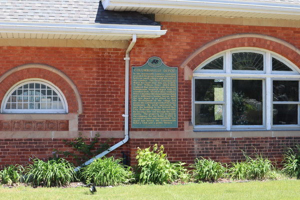 Columbiaville Train Depot - Summer 2021 Photo